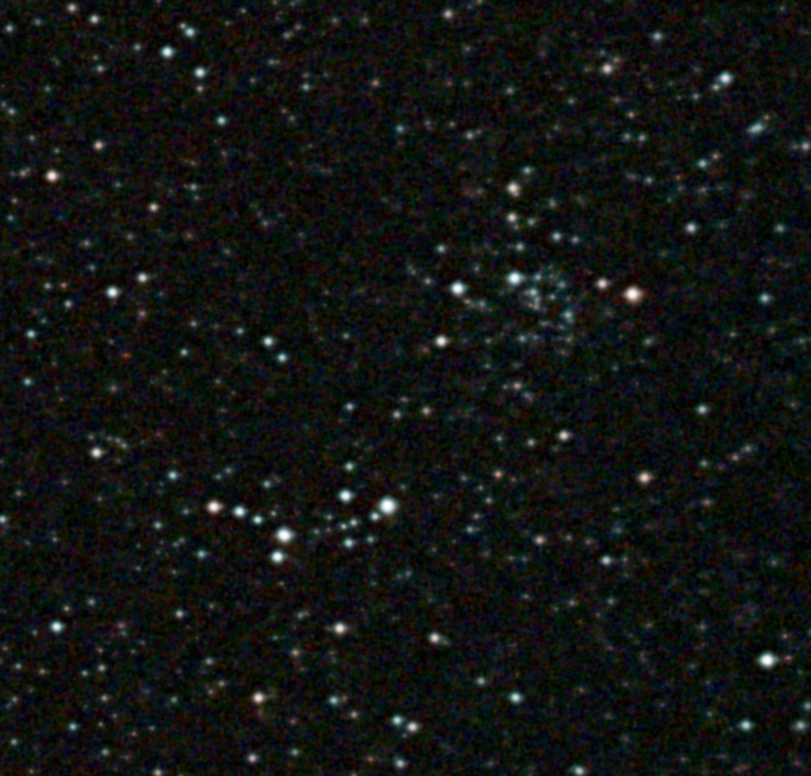 NGC 2383 — Open Cluster in Canis Major original photograph