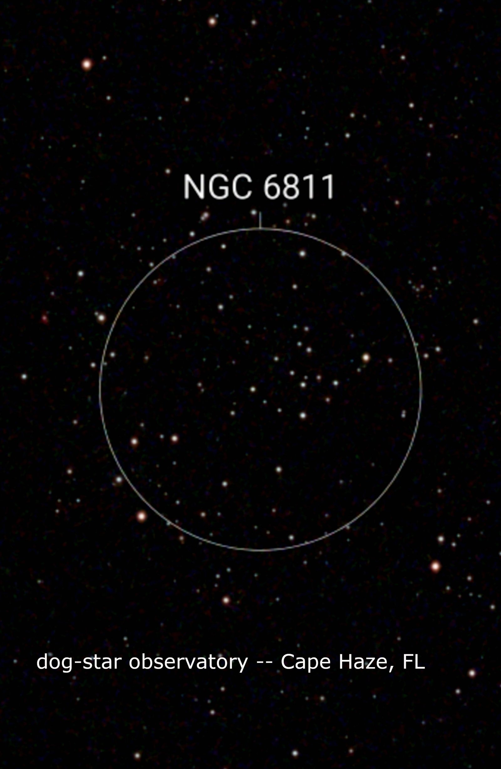 ngc-6811 — Open Cluster original photograph