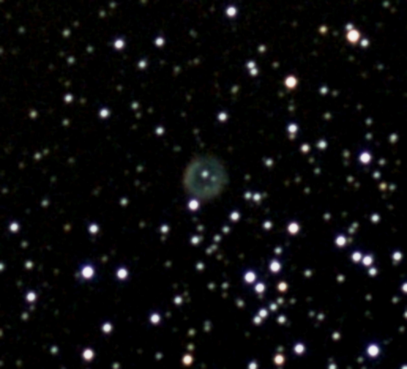 NGC 2438 — Planetary Nebula in the M46 field original photograph